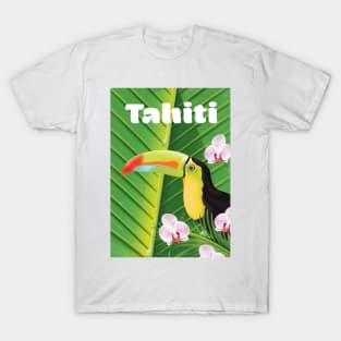 Tahiti Travel poster T-Shirt